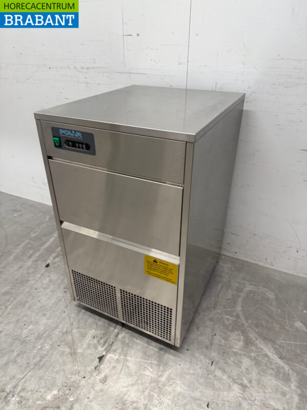 Stainless steel Polar Ice cube machine 50 kg per day 10 kg bunker 230V Horeca - Image 2