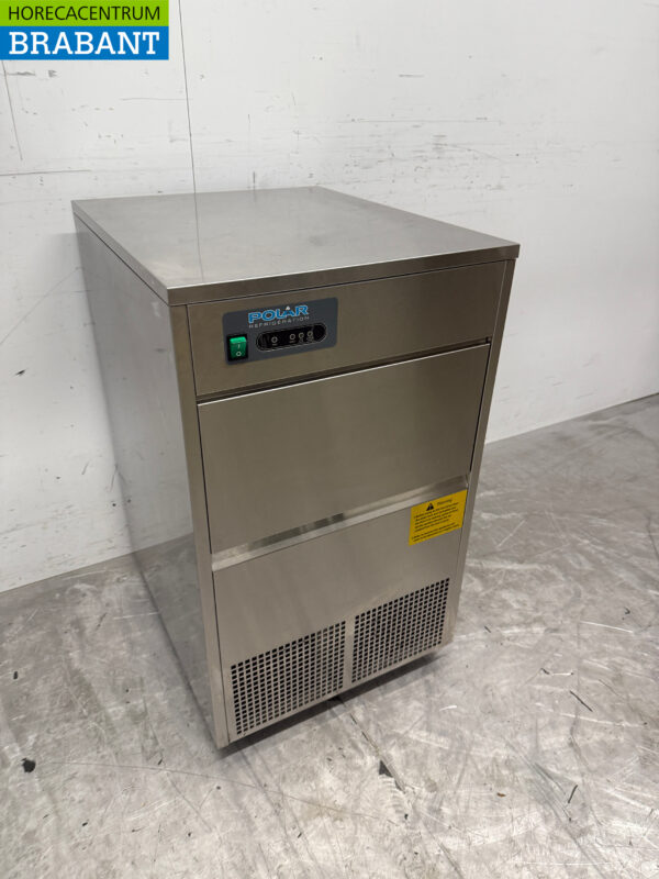 Stainless steel Polar Ice cube machine 50 kg per day 10 kg bunker 230V Horeca - Image 3