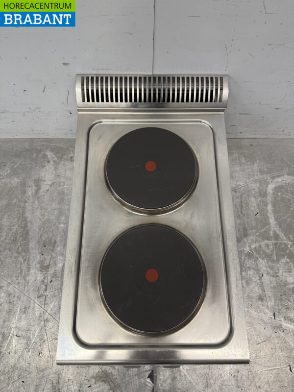 Stainless steel Zanussi 2 Burner Electric Stove 400V Catering - Image 4