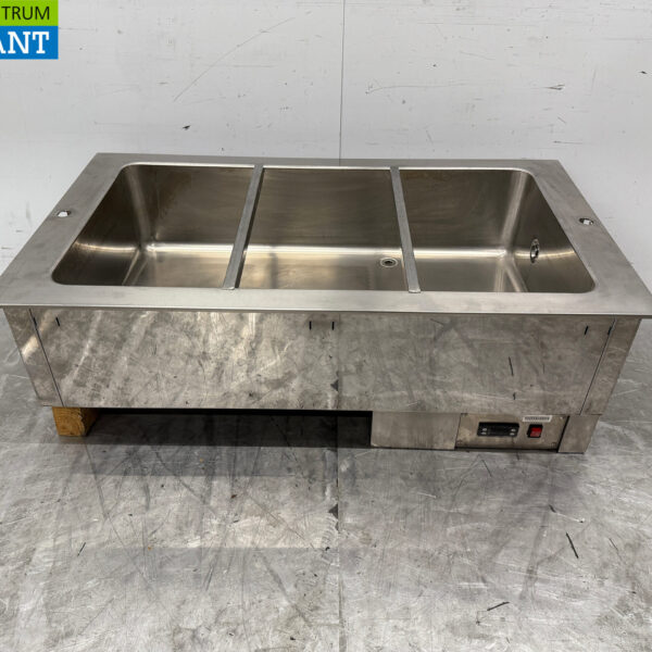 Stainless steel Built-in Bain Marie 3 x 1/1 GN 400V Catering