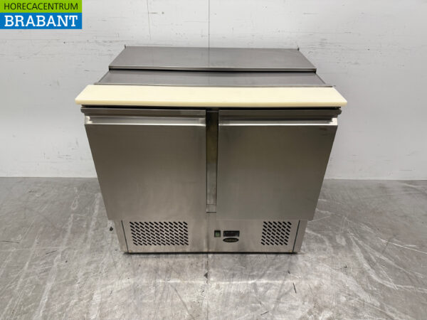 RVS Profinox Saladette 90,5 cm 2 doors 230V Horeca