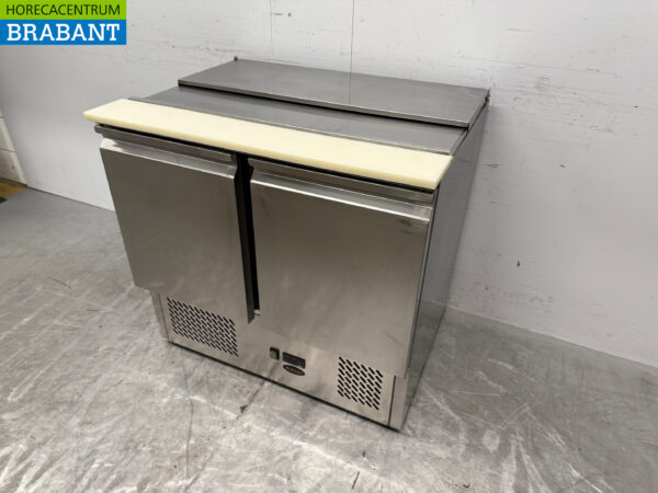 RVS Profinox Saladette 90,5 cm 2 doors 230V Horeca - Image 2