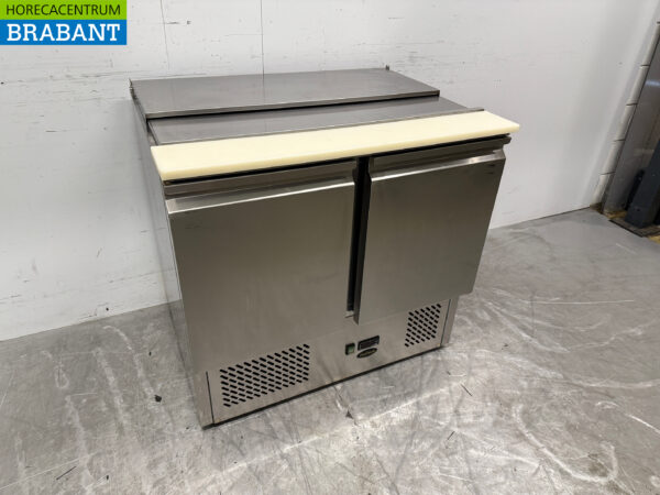 RVS Profinox Saladette 90,5 cm 2 doors 230V Horeca - Image 3