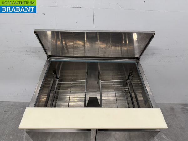 RVS Profinox Saladette 90,5 cm 2 doors 230V Horeca - Image 4