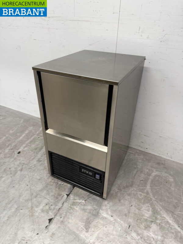 Stainless steel ITV Quasar ice cube machine 34 kg per day 12 kg bunker 230V Horeca - Image 2