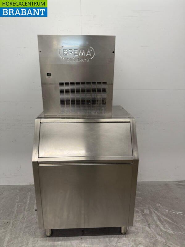 Stainless steel Brema G 280 HC Peeling ice machine 280 kg per day 230V Horeca