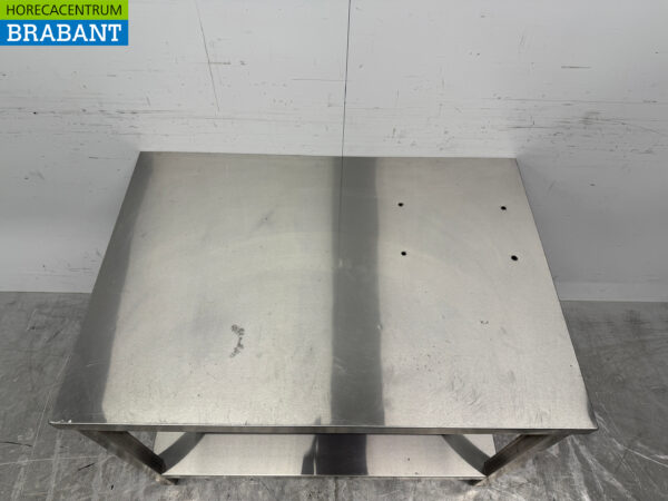 Stainless steel Worktable with undershelf 100 x 70 x 76 cm Catering - Image 4