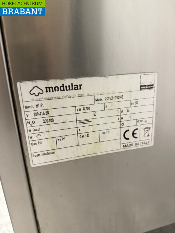Stainless Steel Modular Sliding Dishwasher 400V Catering - Image 7