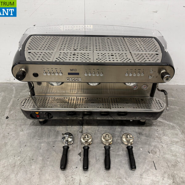 Stainless steel Gaggia Espresso Machine 3 Groups 400V Catering