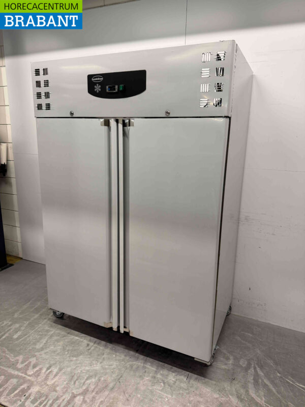 Stainless steel Combisteel Double Door Freezer 1200 liters 230V Horeca - Image 2