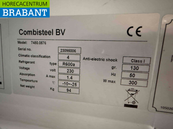 Combisteel Freezer 555 liters 230V Horeca - Image 5