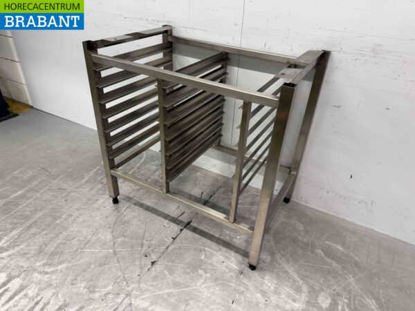 Stainless steel base for steamer, oven 88.5 x 57 x 88 cm Horeca - Image 2