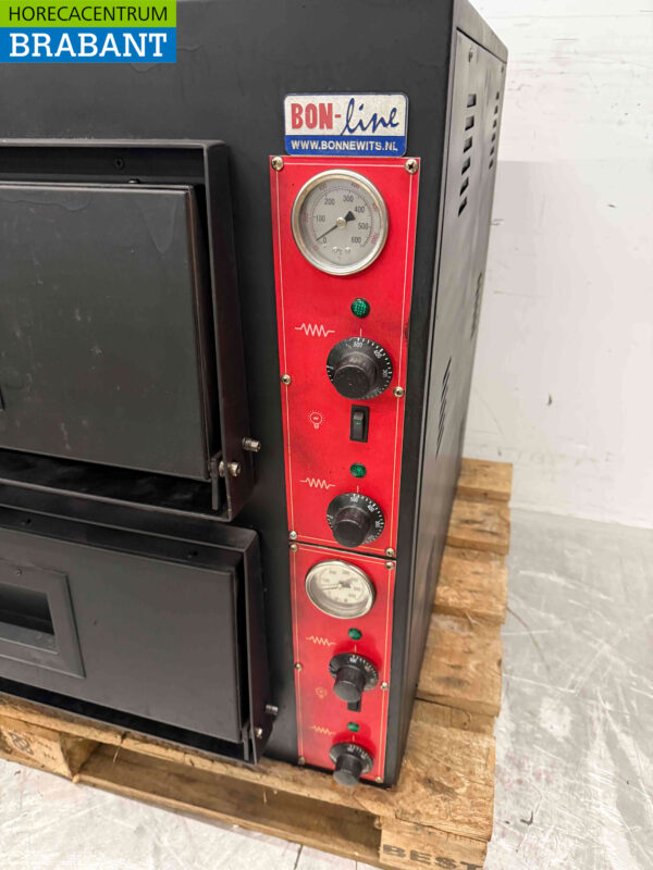 Stainless steel Saro Pizza oven Oven 6 Pizzas 30 cm diameter 400V Horeca (kopie) - Image 4