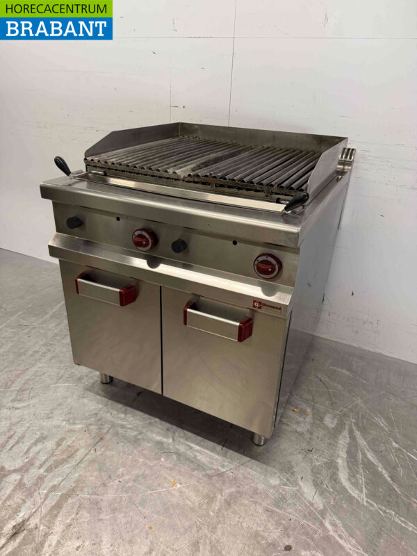Stainless steel Diamond Lavagrill grill stone grill 40 cm Gas Catering (kopie) - Image 3