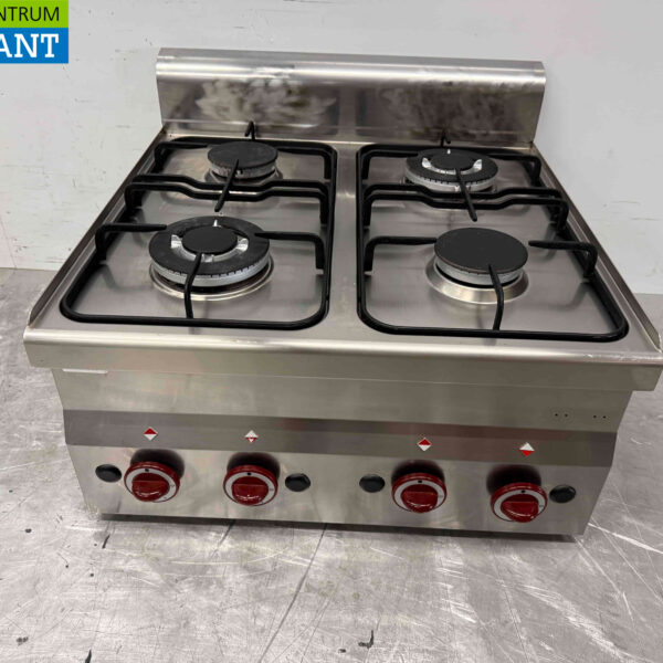 Stainless steel Diamond 4 burner Top Stove gas stove 60 cm Horeca