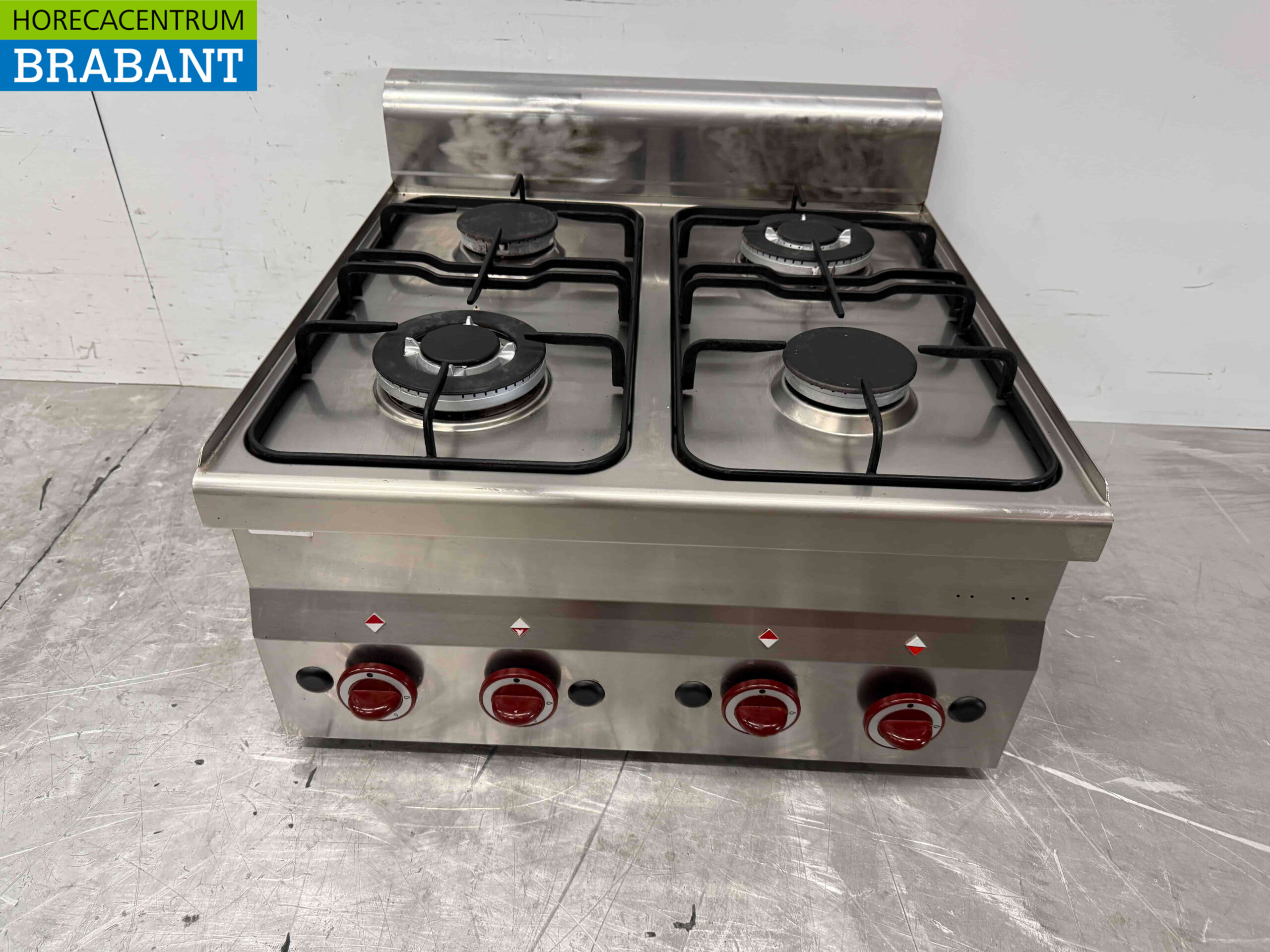 Stainless steel Diamond 4 burner Top Stove gas stove 60 cm Horeca
