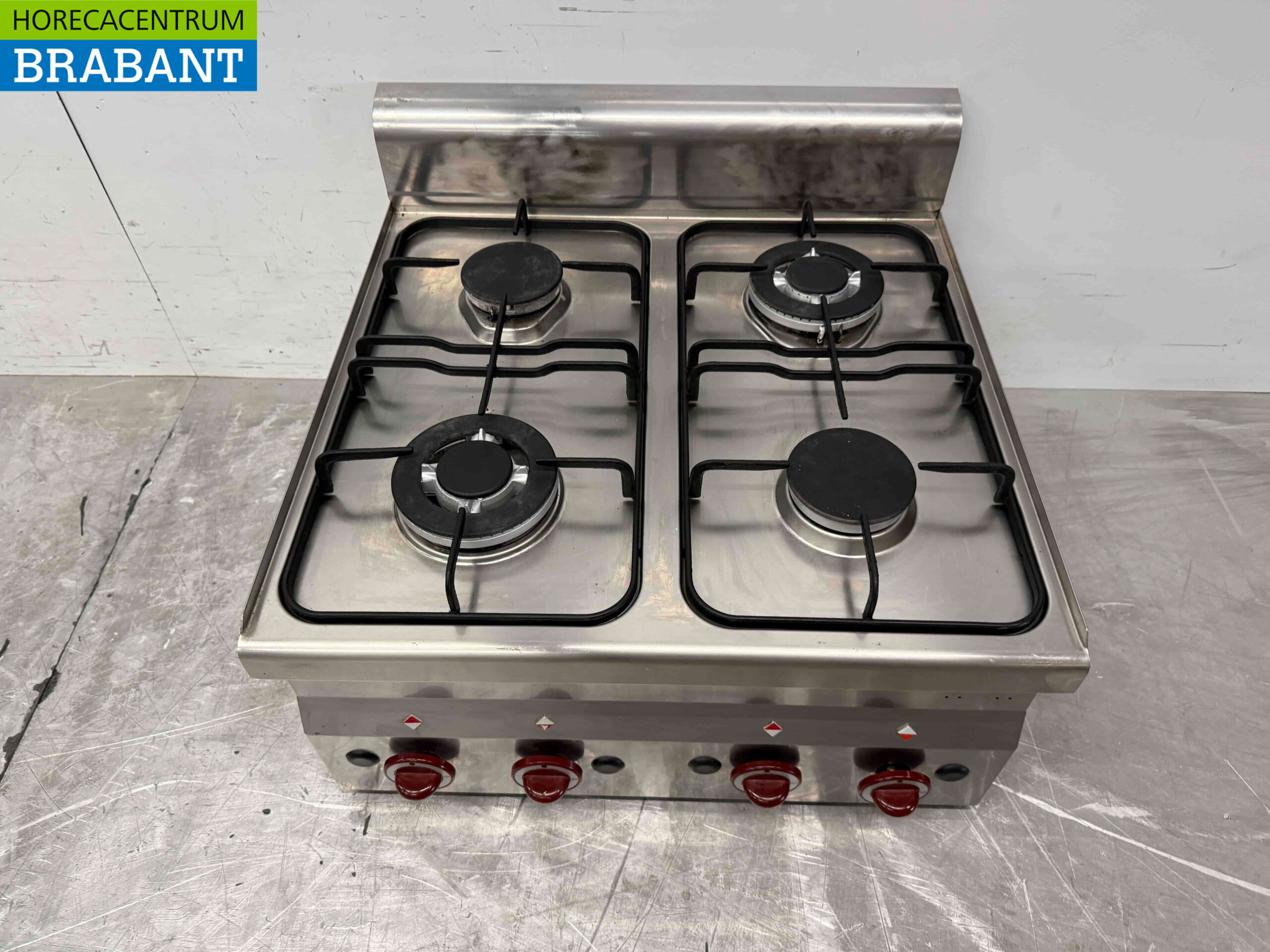 Stainless steel Diamond 4 burner Top Stove gas stove 60 cm Horeca - Image 2
