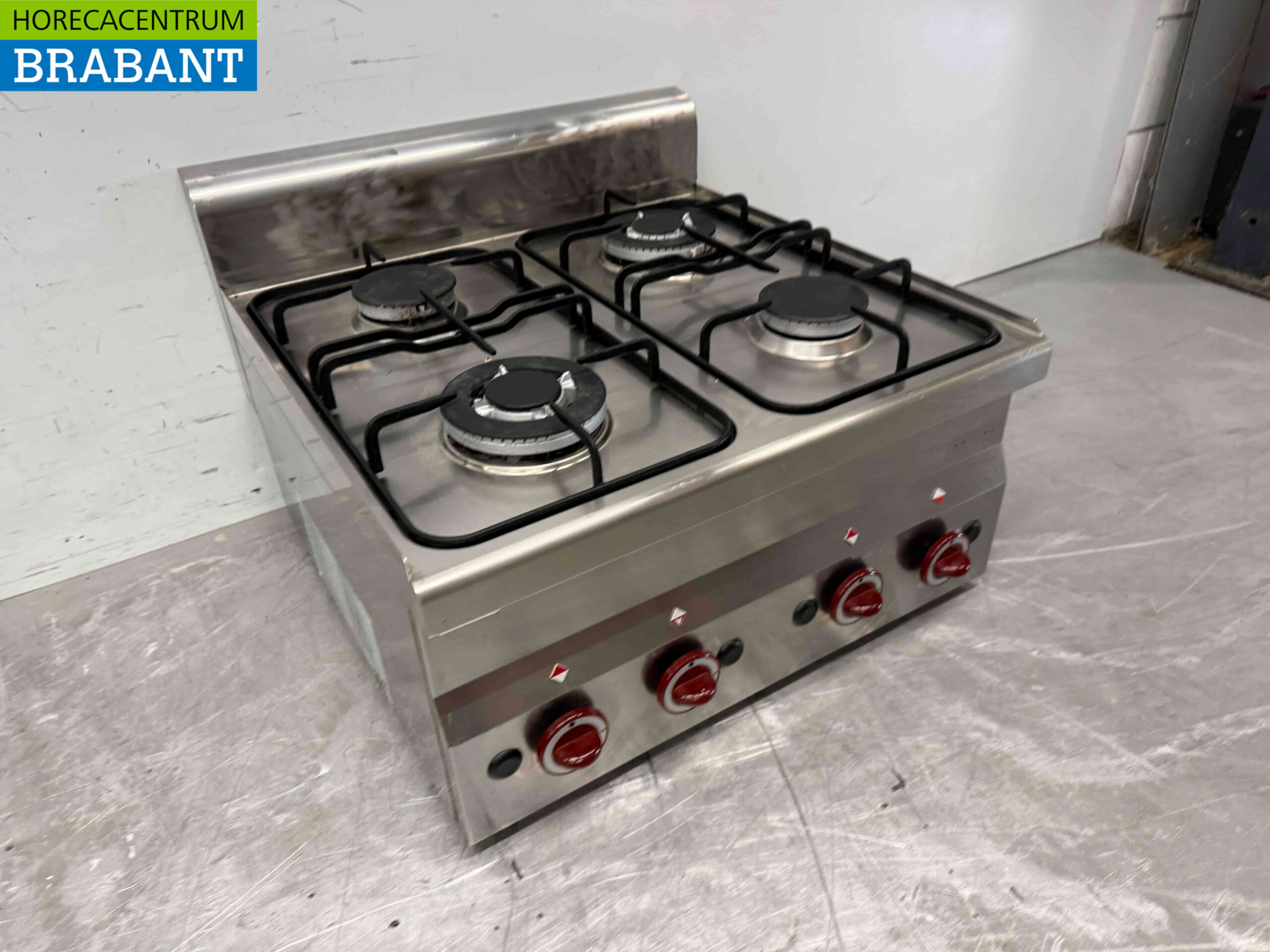 Stainless steel Diamond 4 burner Top Stove gas stove 60 cm Horeca - Image 3