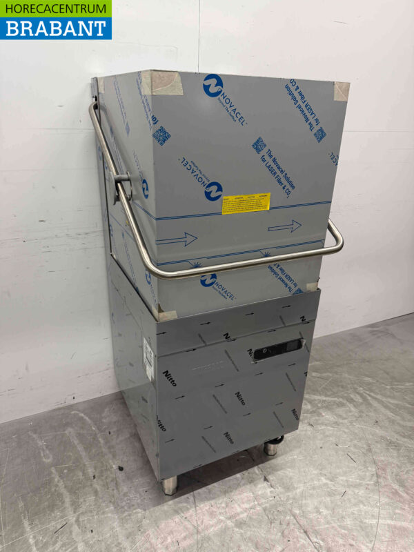 Stainless steel Buffalo DN975 Sliding dishwasher with drain pump 400V Catering - Image 2