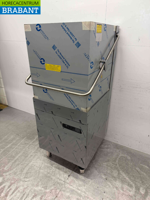 Stainless steel Buffalo DN975 Sliding dishwasher with drain pump 400V Catering - Image 3