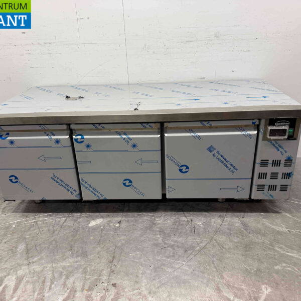 Stainless steel Combisteel Refrigerated Counter Low model 3 doors 160 cm 230V Horeca