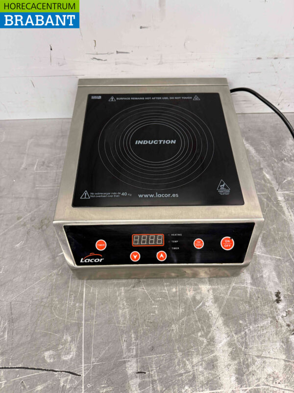 Stainless steel Lacor Induction hob 230V Horeca - Image 2