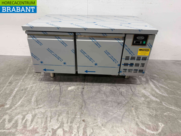 Stainless steel Combisteel Refrigerated Counter Low model 2 doors 120 cm 230V Horeca