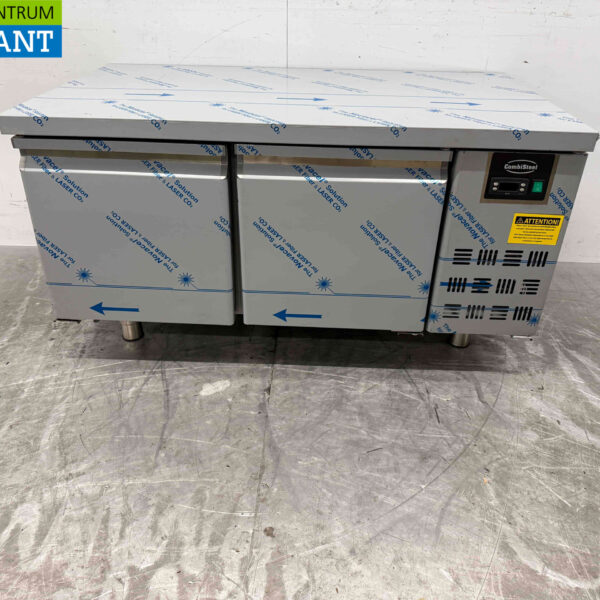 Stainless steel Combisteel Refrigerated Counter Low model 2 doors 120 cm 230V Horeca