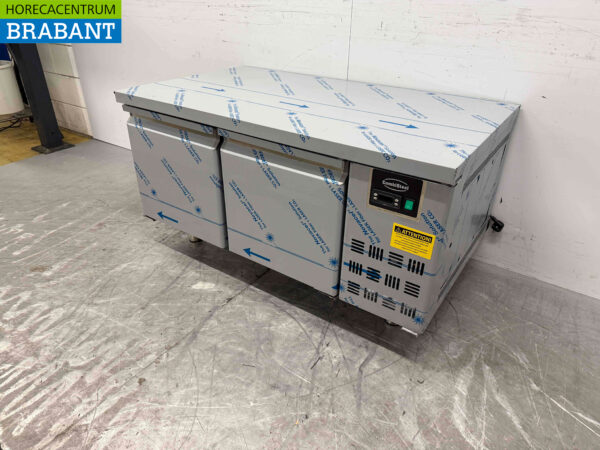 Stainless steel Combisteel Refrigerated Counter Low model 2 doors 120 cm 230V Horeca - Image 2