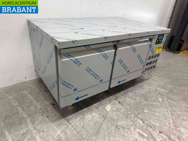Stainless steel Combisteel Refrigerated Counter Low model 2 doors 120 cm 230V Horeca - Image 3