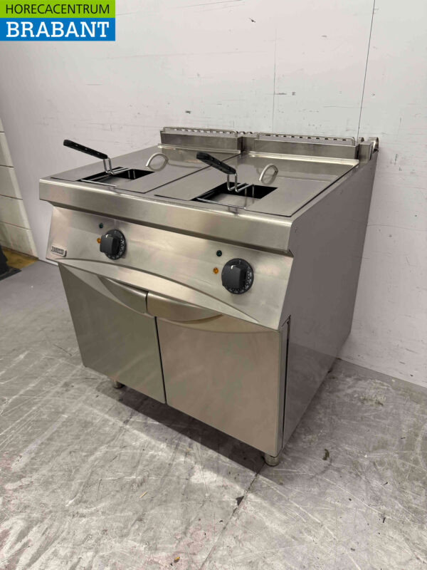 Stainless steel Zanussi Fryer 2 x 15 liters 400V Catering - Image 4