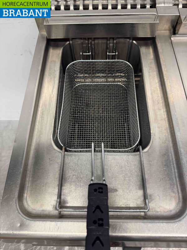 Stainless steel Zanussi Fryer 2 x 15 liters 400V Catering - Image 5