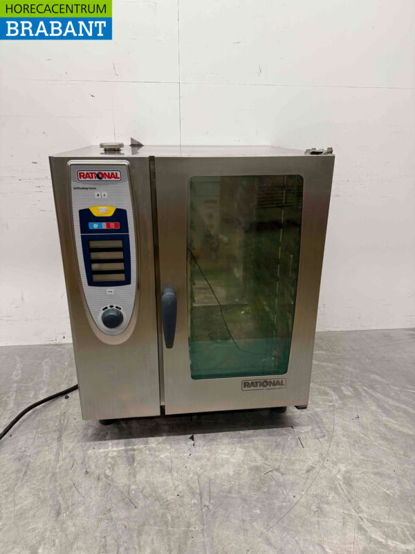Stainless steel Rational SCC 101 SelfCookingCenter with hood 6 x 1/1 GN 400V Horeca (kopie)