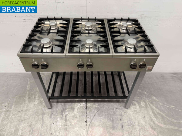 Stainless steel Atag 6 burner stove 105 cm Propane Horeca - Image 2