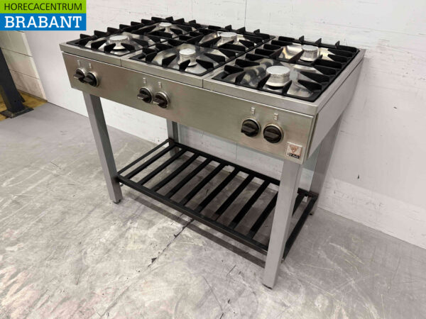 Stainless steel Atag 6 burner stove 105 cm Propane Horeca - Image 4