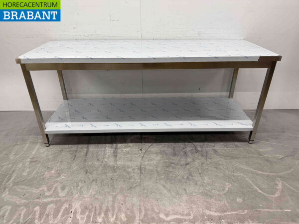 HCB Stainless Steel Work Table 200 x 70 x 85 cm Catering