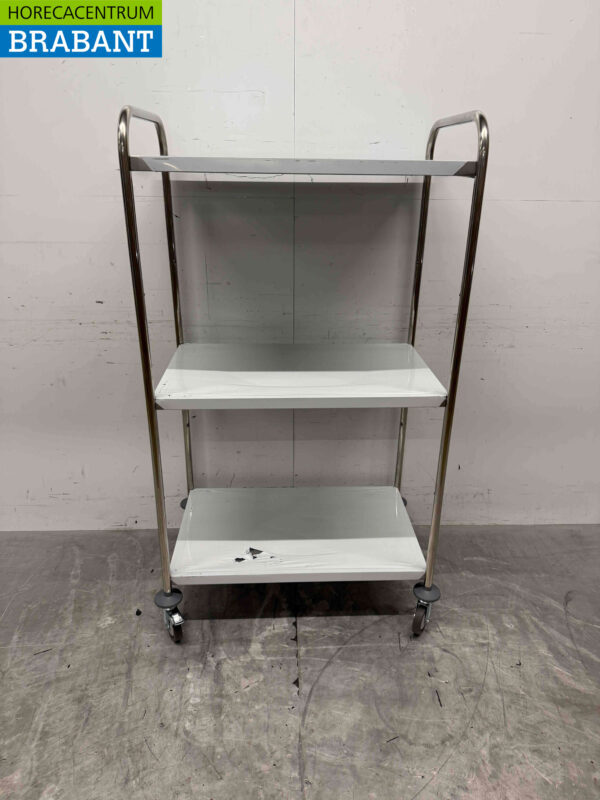 Stainless steel Saro Serving Cart 2 tiers 86 cm Catering (kopie)