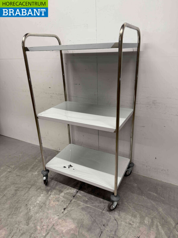 Stainless steel Saro Serving Cart 2 tiers 86 cm Catering (kopie) - Image 3
