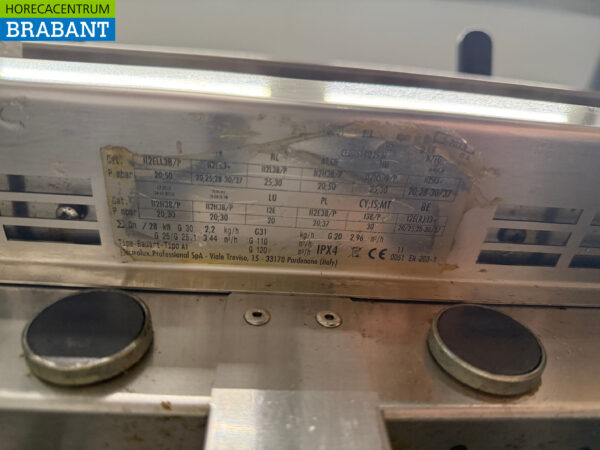 Stainless steel Zanussi Double Fryer 2 x 15 liter Natural Gas Catering - Image 6