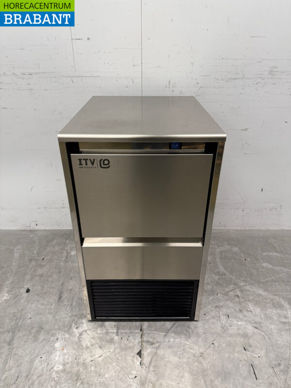 Stainless steel ITV Ice cube machine 37 kg per day 20 kg bunker 230V Horeca