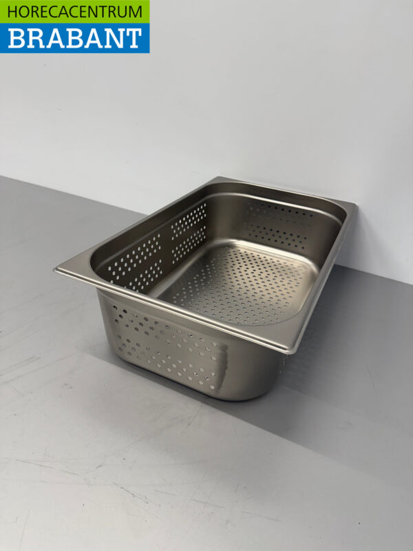 Stainless steel Perforated Gastronorm Tray GN Tray 1/1 Depth 150 mm Catering - Image 3