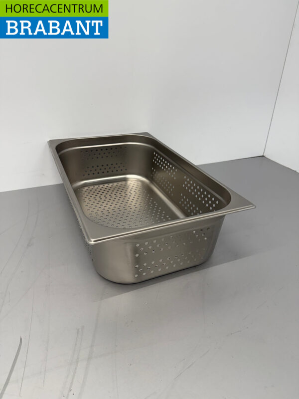 Stainless steel Perforated Gastronorm Tray GN Tray 1/1 Depth 150 mm Catering - Image 4