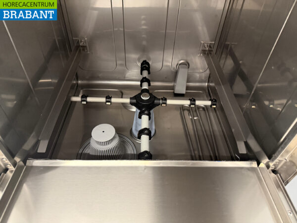 Stainless steel Asber Basic-line Glass Rinser Glass rinser with discharge pump and soap pumps 230V Horeca - Image 5