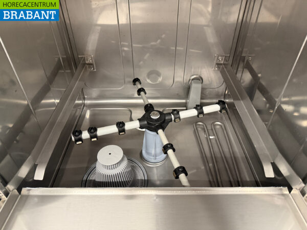 Stainless steel Asber Basic-line Glass Rinser Glass rinser with discharge pump and soap pumps 230V Horeca - Image 5