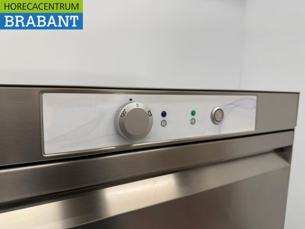 Stainless steel Asber Basic-line Dishwasher with drain pump and soap pumps 230V Horeca - Image 7