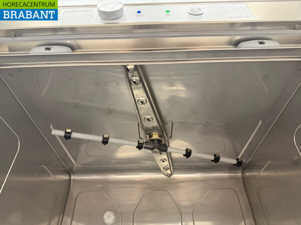 Stainless steel Asber Basic-line Dishwasher with drain pump and soap pumps 400V Horeca - Image 6