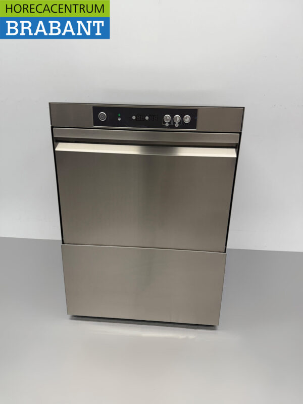 Stainless steel Asber Profi-line Plus Dishwasher Dishwasher with water softener and drain pump 230V Horeca