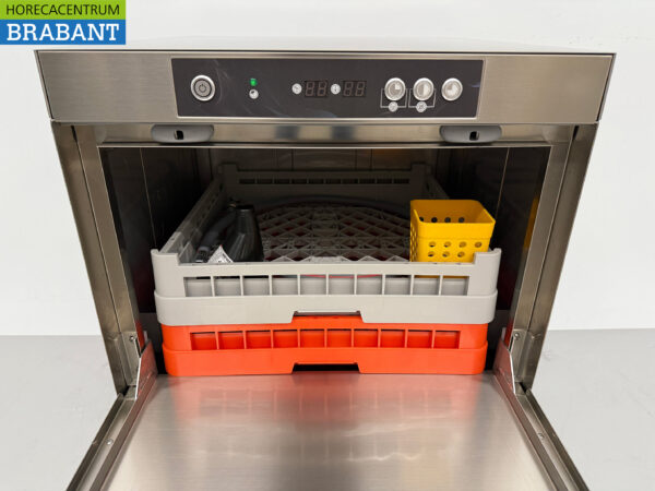 Stainless steel Asber Profi-line Plus Dishwasher Dishwasher with water softener and drain pump 230V Horeca - Image 4