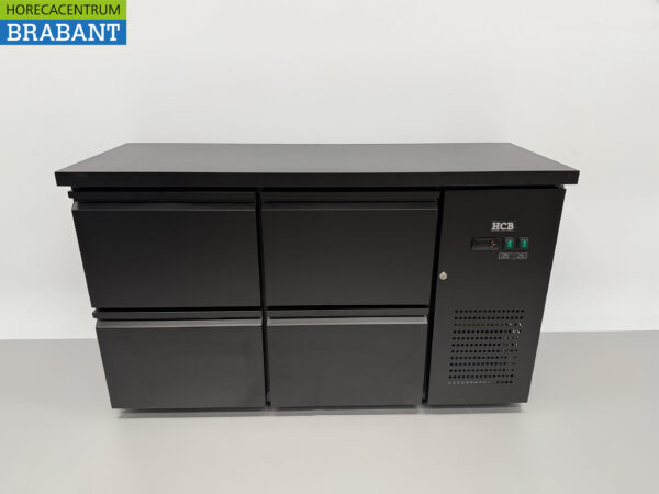 HCB Backbar Bar Refrigerator 4 drawers 280 liters 146,5 cm 230V Horeca