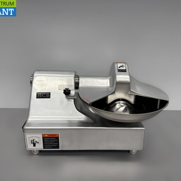 HCB Stainless Steel Bowlcutter Cutter Meat Cutter Vegetable Cutter 10 liters 230V Catering